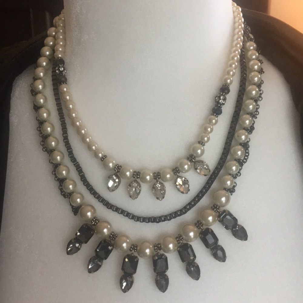 COPY - Vici Pearly Night Statement Necklance